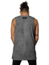 abstract psychedelic dragon grey tank top